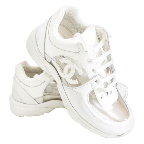 sneakers chanel trasparenti|Chanel shoes for women.